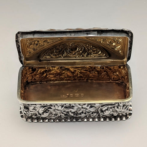 1905年 英国アンティーク 純銀製 トリンケットボックス 38g Thomas Bishton