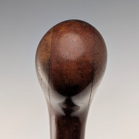 英國復古鑲嵌工藝棕色杖身週日手杖,87厘米