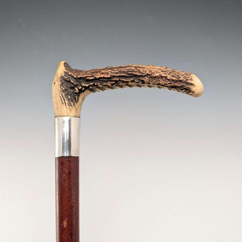 1913年英國古董馬鞭,帶鹿角,52厘米
