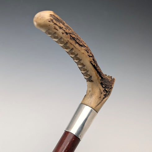 1913年 英国アンティーク 乗馬用ムチ ライディングクロップ アントラー 52cm