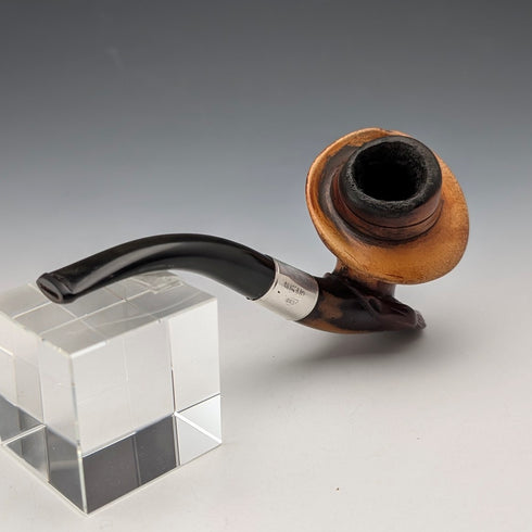 1901年英國威廉·哈里森(William Harrison)製作的米爾沙姆(Meersham)古董煙鬥,帶煙盒