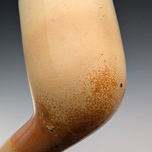 古董英國純銀海泡石煙鬥,附煙盒