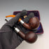Early 20th Century British Antique Sterling Silver Estate Pipe Pair by Comoys, Case Included