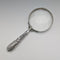 Circa 1900 British Antique Sterling Silver Handle Magnifying Glass