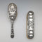1909 British Antique Sterling Silver Decorative Handle Dressing Brush Set by Levi & Salaman