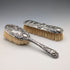 1909 British Antique Sterling Silver Decorative Handle Dressing Brush Set by Levi & Salaman