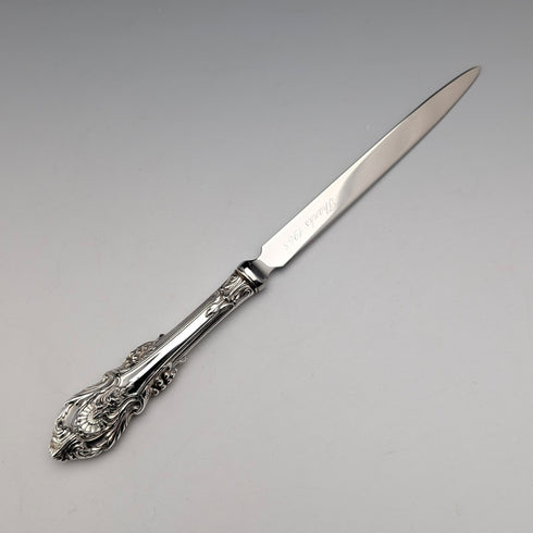 Circa 1968 American Vintage Sterling Silver Letter Opener with Case, Excellent Condition, Wallace