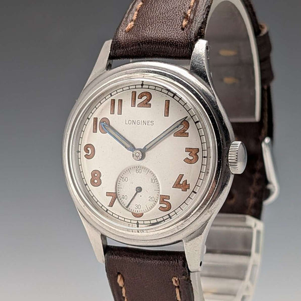 Circa 1942 Longines Military Men's Mechanical Wristwatch Cal. 23M, in good working order