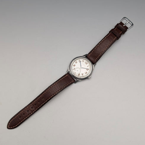 約1942年浪琴軍用男士機械腕錶,Cal. 23M機芯,走時良好