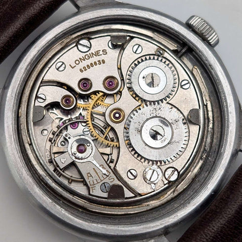 1942年頃 ロンジン ミリタリー 紳士用機械式腕時計 Cal23M 動作良好