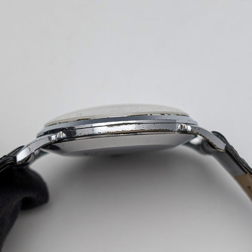 British vintage JW Benson men's mechanical wristwatch with alloy case, 15 jewels, in good working order