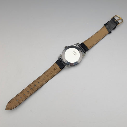 British vintage JW Benson men's mechanical wristwatch with alloy case, 15 jewels, in good working order