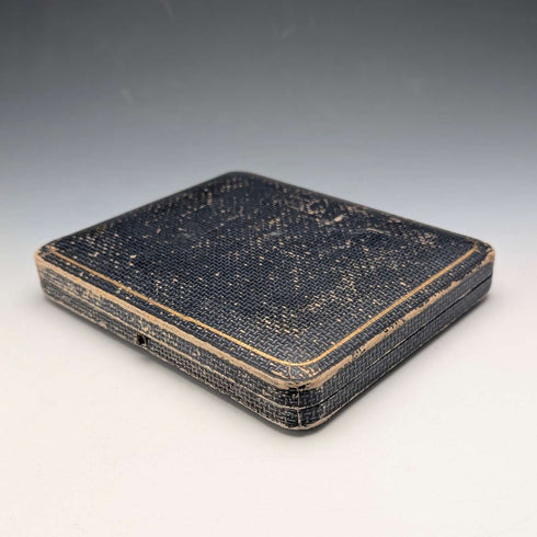 1932年英國馬平·韋伯(Mappin & Webb)出品的純銀茶匙,一套6把,重88克,帶原裝盒