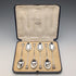 1932 British Vintage Sterling Silver Teaspoons, Set of 6, 88g, Mappin & Webb, in Case