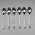 1932 British Vintage Sterling Silver Teaspoons, Set of 6, 88g, Mappin & Webb, in Case