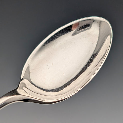 1932 British Vintage Sterling Silver Teaspoons, Set of 6, 88g, Mappin & Webb, in Case