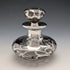 Vintage American silver-overlay perfume bottle, Art Nouveau, by ALVIN