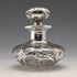 Vintage American silver-overlay perfume bottle, Art Nouveau, by ALVIN