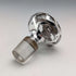 Vintage American silver-overlay perfume bottle, Art Nouveau, by ALVIN