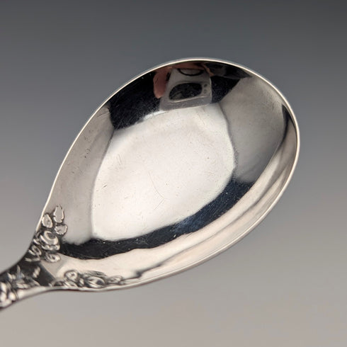 1905年 英国アンティーク 純銀製 ティーキャディースプーン 14.2g Levi&Salaman