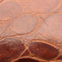 1908 British Antique Sterling Silver Brown Leather Bifold Wallet by Charles Penny Brown