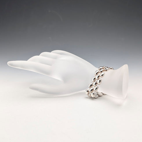 義大利復古純銀獵豹鍊式手鍊,26.4克,Milor