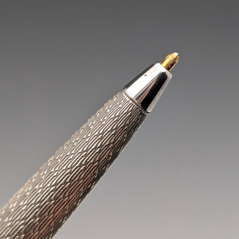 1977年英國威廉曼頓 (William Manton) 復古純銀原子筆,紙盒包裝