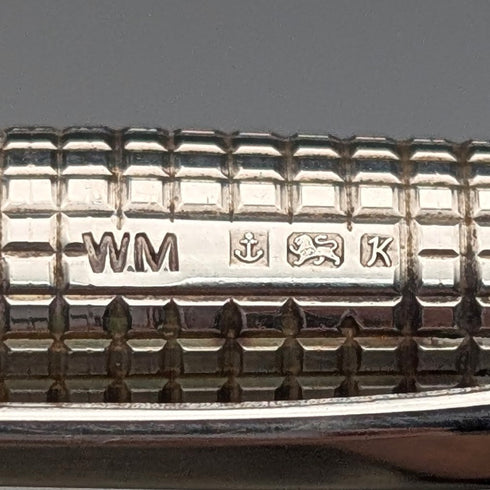 1984年 英国ヴィンテージ 純銀製 ボールペン William Manton 紙箱入り