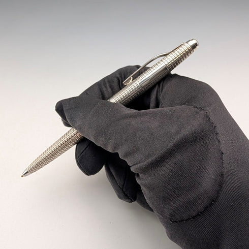 1984年 英国ヴィンテージ 純銀製 ボールペン William Manton 紙箱入り