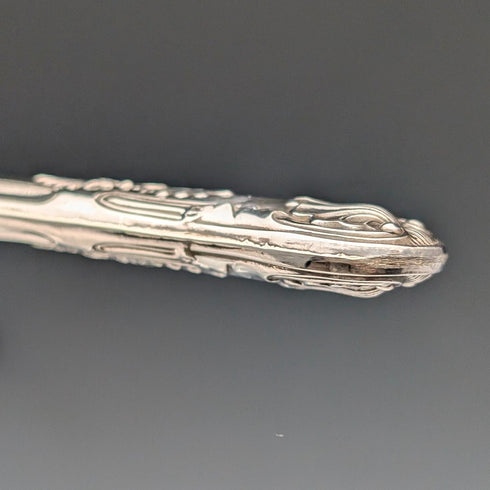 1969年 英国ヴィンテージ 純銀ハンドル ティーカトラリー 6ペア John Lodge ケース入