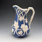 Antique British Parian Ware Water Jug with Grape Relief Decoration
