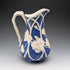 Antique British Parian Ware Water Jug with Grape Relief Decoration