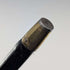 Vintage black shaft, painted horse-carved handle walking stick, 94cm