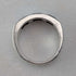 Vintage sterling silver garnet band ring (size 17)