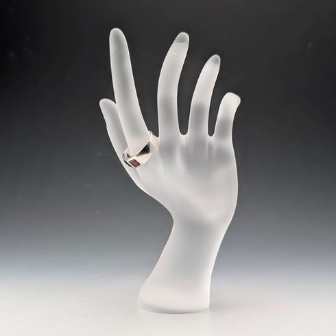 復古純銀石榴石戒指(17號)