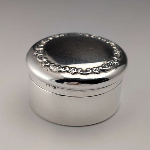 1914年英國古董純銀藥盒,21克,Mappin & Webb