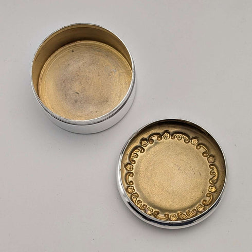 1914年英國古董純銀藥盒,21克,Mappin & Webb