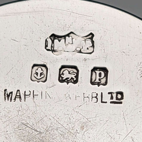 1914年英國古董純銀藥盒,21克,Mappin & Webb