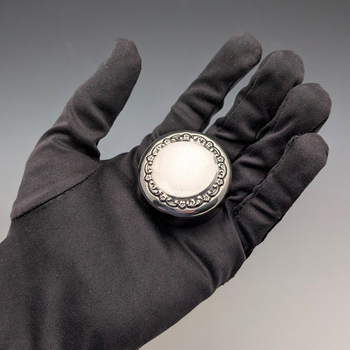 1914 British Antique Sterling Silver Pillbox, 21g, Mappin & Webb