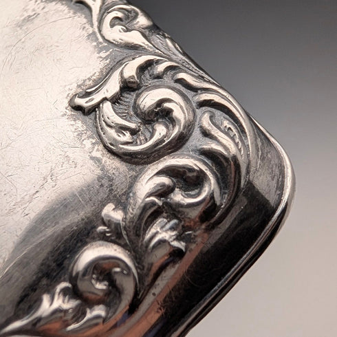 20世紀早期美國古董純銀香菸盒,49克