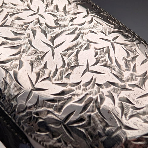 1904年 英国アンティーク 純銀製 シャトレーン メガネケース 61g CHARLES LYSTER & SON