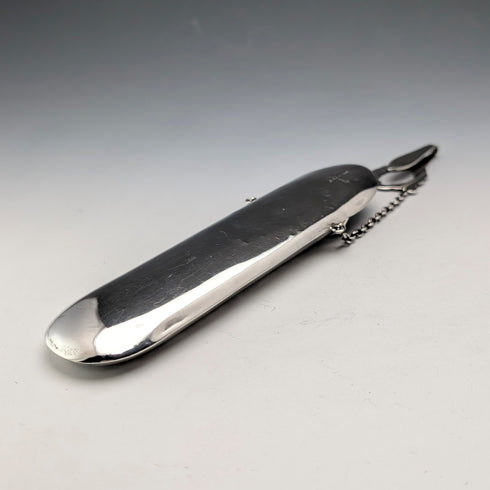 1904年 英国アンティーク 純銀製 シャトレーン メガネケース 61g CHARLES LYSTER & SON