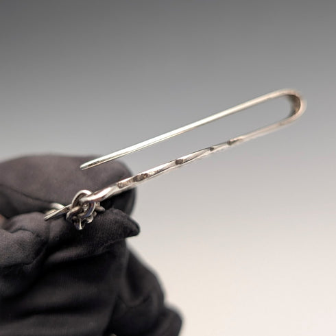 1904年 英国アンティーク 純銀製 シャトレーン メガネケース 61g CHARLES LYSTER & SON