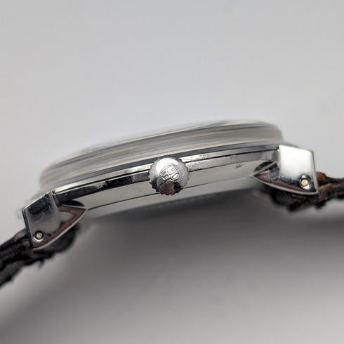 1960年代 ジラール・ペルゴ 17石機械式 紳士用腕時計 ブラックダイヤル 動作良好