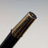1899 British Antique Black Shaft L-Handle Sterling Silver Decorated Lightweight Walking Stick, 90cm