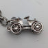 Circa 1915 British Antique Sterling Silver Albert Chain, 51g, Classic Car Charm Fob