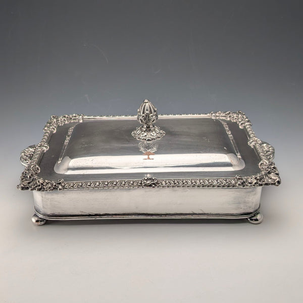 1825年頃 英国アンティーク オールドシェフィールドプレート製 チーズトーストディッシュ