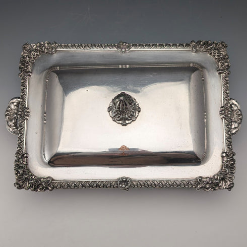 1825年頃 英国アンティーク オールドシェフィールドプレート製 チーズトーストディッシュ