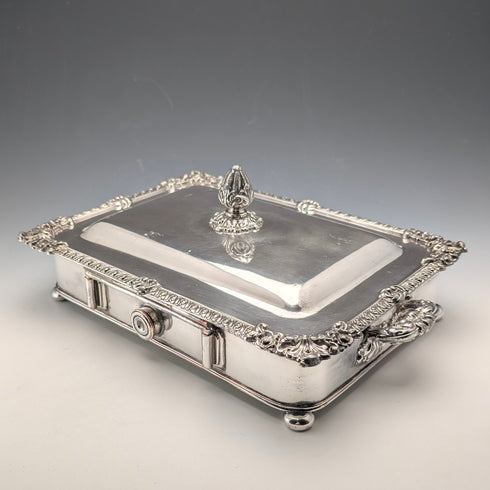 1825年頃 英国アンティーク オールドシェフィールドプレート製 チーズトーストディッシュ