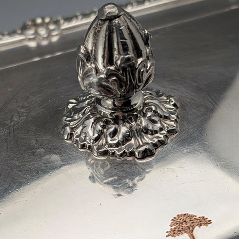 1825年頃 英国アンティーク オールドシェフィールドプレート製 チーズトーストディッシュ